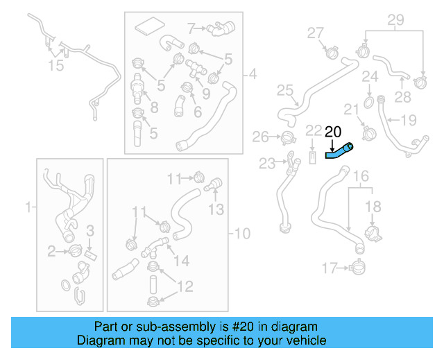 Reservoir Hose 5C0-121-109-B
