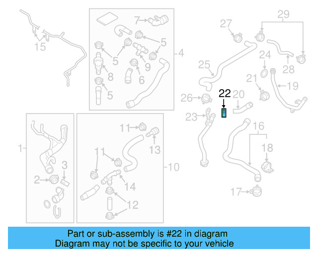 Reservoir Hose 5C0-121-109-B - View 14