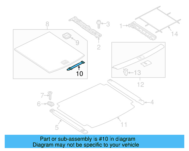 Handle Retainer 7P6-863-637-A - View 2