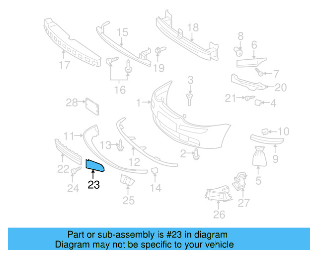 Air Grille 1K0-853-665-S-9B9