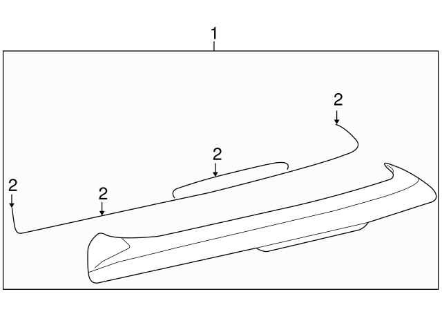 Spoiler Gasket Set 5K6-898-533 - View 7