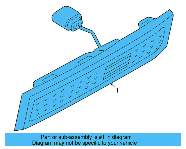 Side Marker Lamp 3D0-945-071-A - View 3