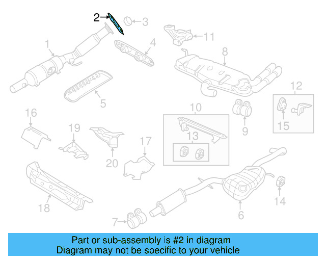 Converter & Pipe Gasket 1K0-253-115-J - View 11