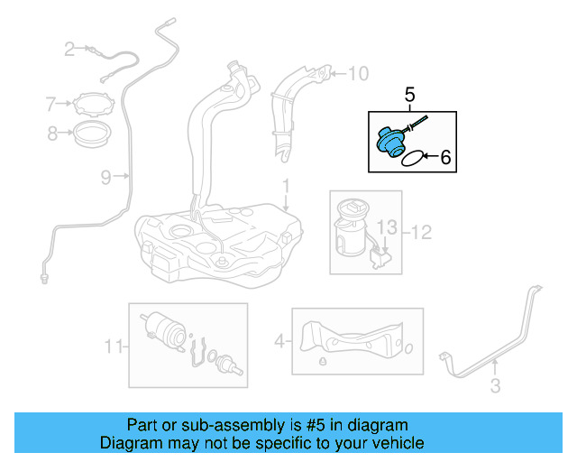 Fuel Cap 5Q0-201-550-AT - View 2