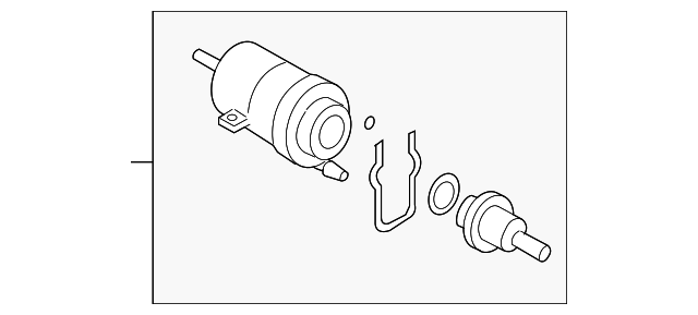 FUEL FILTER Gas motor 6Q0-201-051-J - View 2
