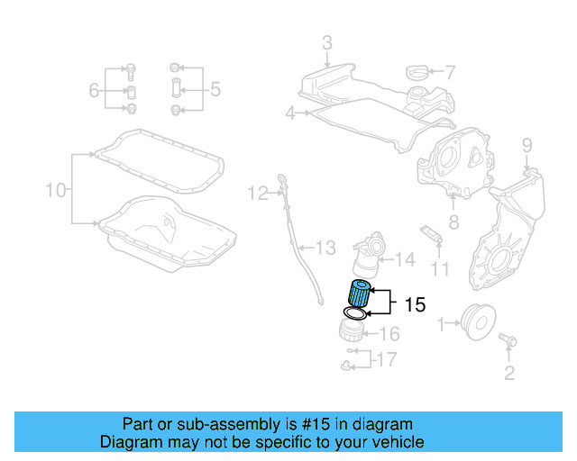 Oil Filter 021-115-562-A - View 5