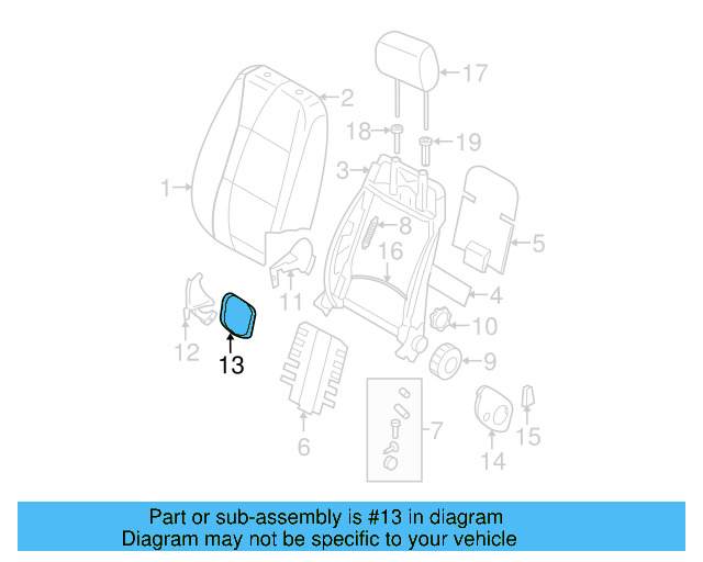 Hinge Cover 1K4-881-478-F-7G8 - View 9
