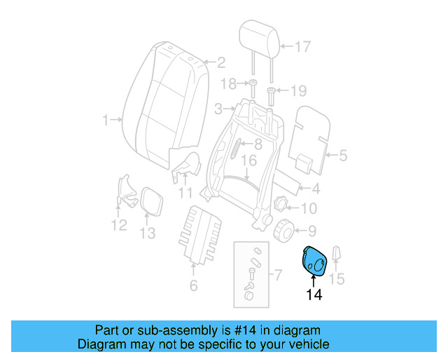 Hinge Cover 1K4-881-478-F-7G8 - View 11