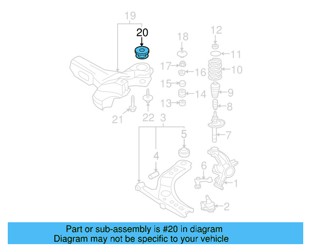Mount Insulator 1J0-199-429 - View 15