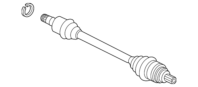 Axle Assembly 5C0-407-271-BA
