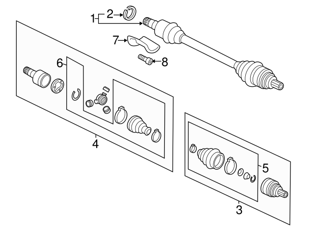 Outer Joint Assembly 5C0-498-099-D - View 14