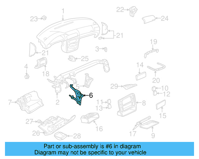 Center Bezel Insert 3B0-858-169-B-01C - View 7