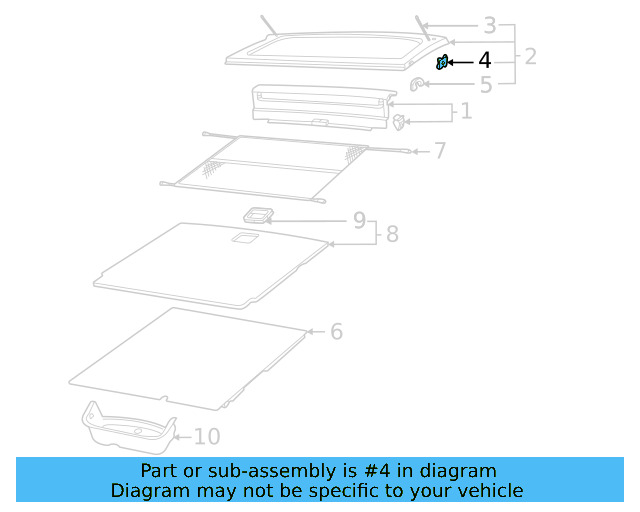 Luggage Cover Bumper 10A-867-097 - View 2
