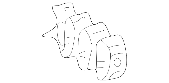 Knee Bolster Mount Plate 3B1880501A