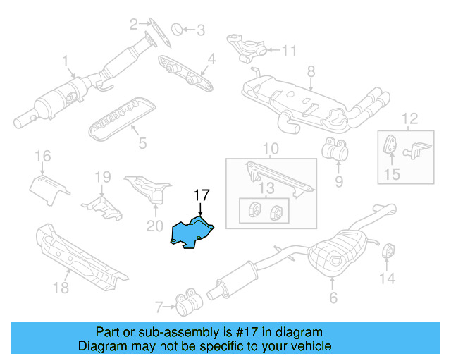 Heat Deflector 5C5-825-701 - View 5