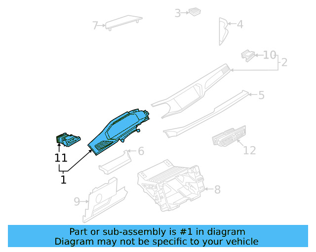 Instrument Panel Plug 1T0-857-489 - View 19