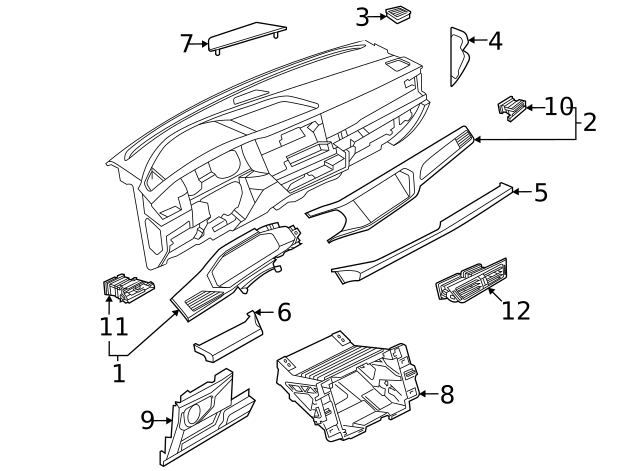 Instrument Panel Plug 1T0-857-489 - View 41
