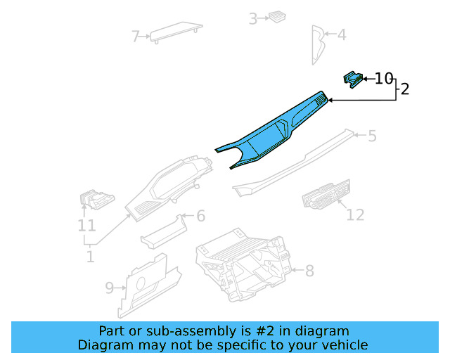 Instrument Panel Plug 1T0-857-489 - View 11