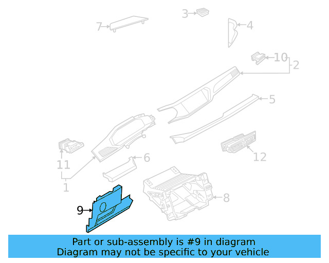 Lower Trim 2GJ-858-365-82V - View 3