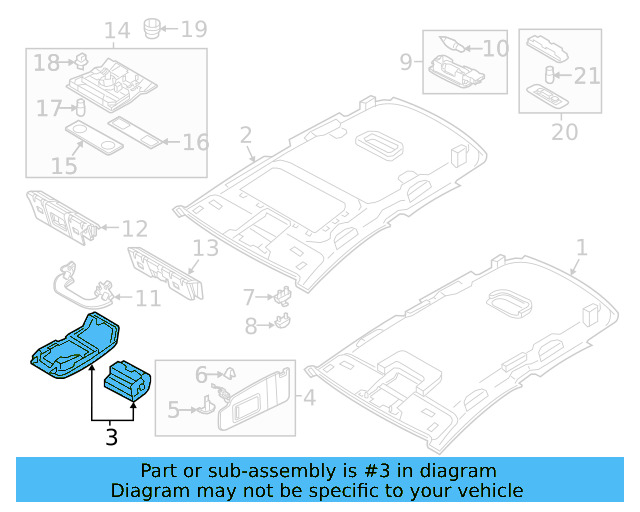 Lamp Housing 561-868-837-A-ZA2 - View 3