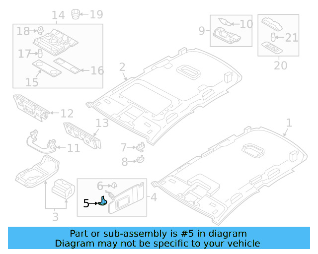 Bracket Cap 4F0-857-563-ZA2 - View 4