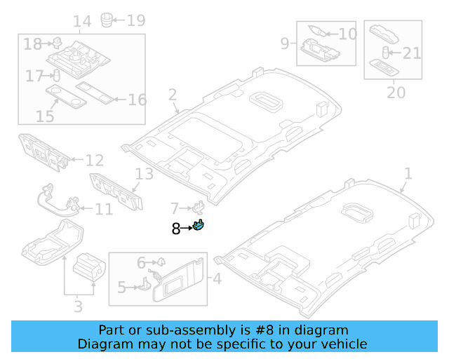 Bracket Cap 4F0-857-563-ZA2 - View 3
