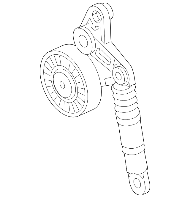Accessory Drive Belt Tensioner Assembly 059-145-201-F - View 2