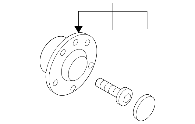 Hub & Bearing 5Q0-598-611 - View 13