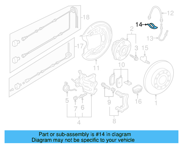 ABS Sensor Wire 1K0-927-904-AS - View 12