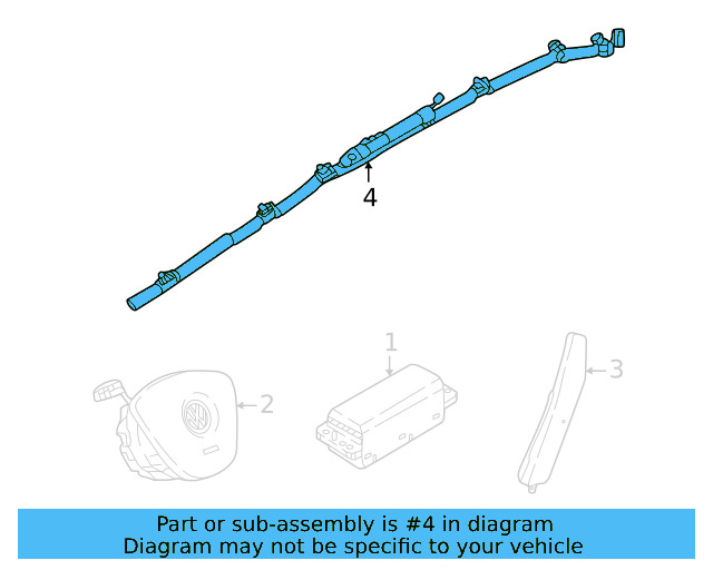Driver Air Bag 2GJ-880-201-F-XEA - View 4