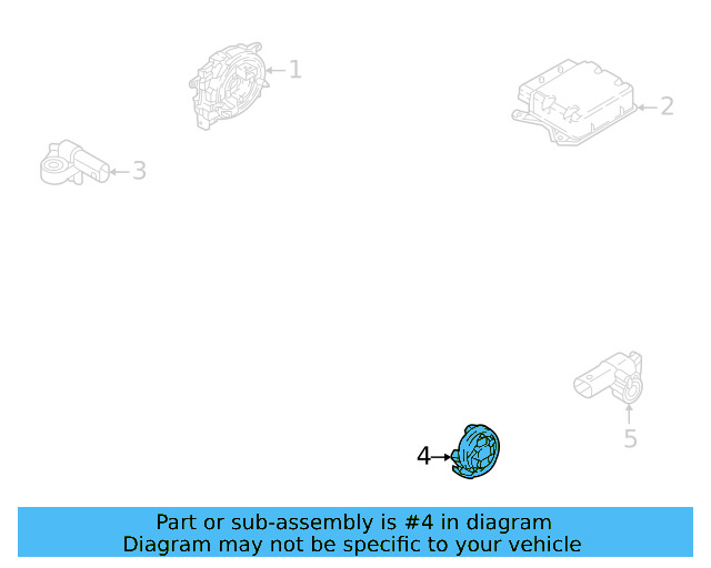 Side Impact Sens 5Q0-959-354-A - View 15