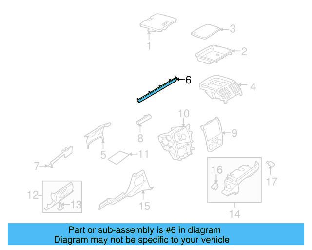Outer Molding 1K1-858-529-B-4J4 - View 13