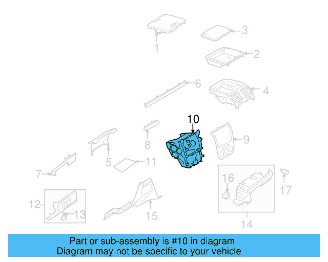 Mount Plate 1K0-858-005-D - View 3