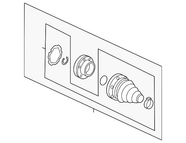 Inner Joint Assembly 5C0-498-103 - View 2