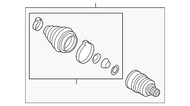 Outer Joint Assembly 5C0-498-099-C - View 12