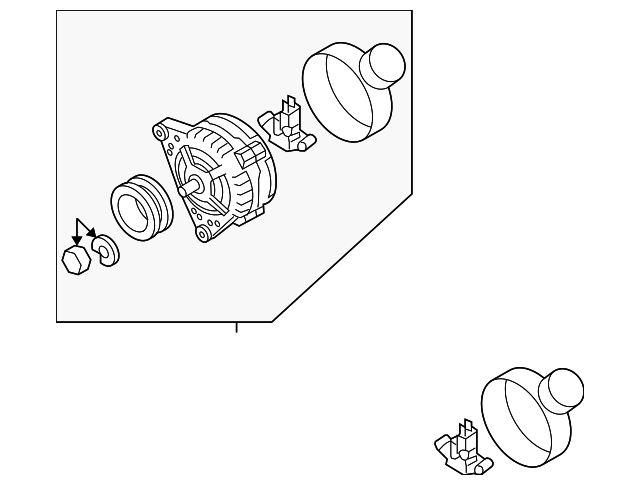 Alternator 07K-903-023-A - View 3