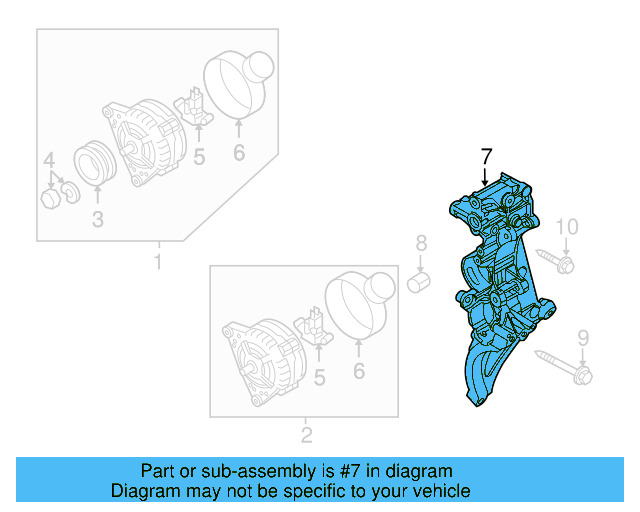 Mount Bracket 07K-903-141-C - View 12
