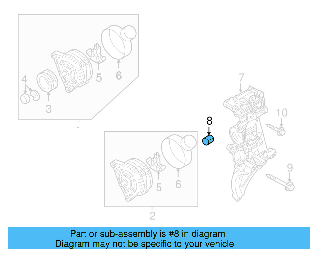 Mount Bracket Sleeve 038-103-139-A - View 26