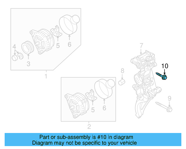 Mount Bracket Mount Bolt N-910-719-01 - View 7