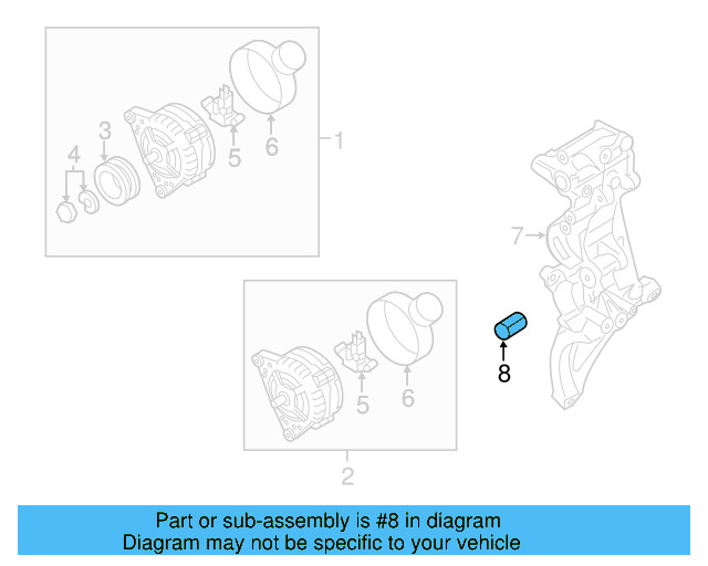 Mount Bracket Sleeve 038-103-139-A - View 25