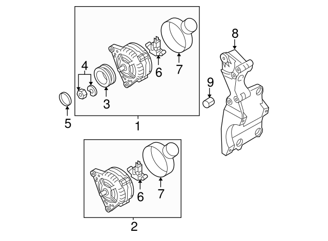 Pulley Hardware Kit 028-903-320-C - View 62