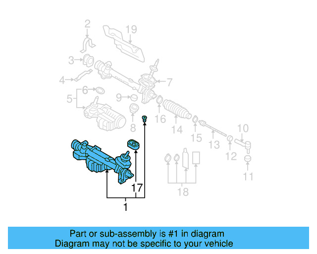 Rack And Pinion Assembly 1K1423055EX - View 4