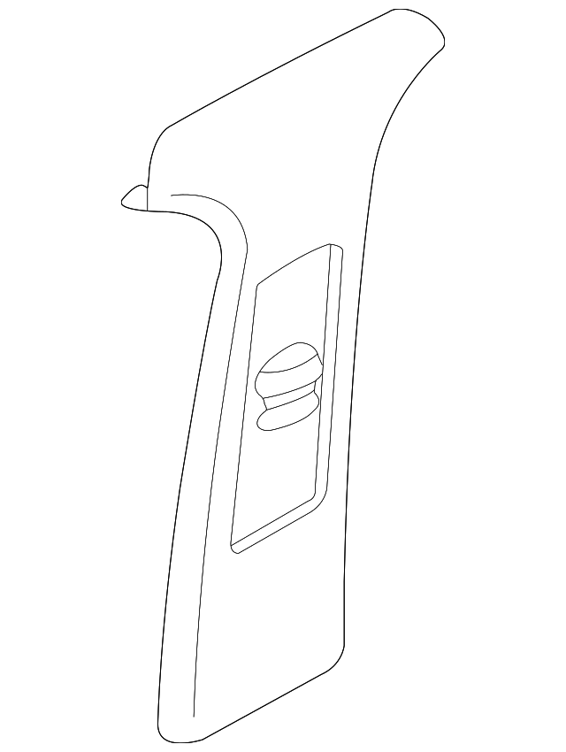 Center Pillar Trim 3B0-867-244-D-2XP - View 3