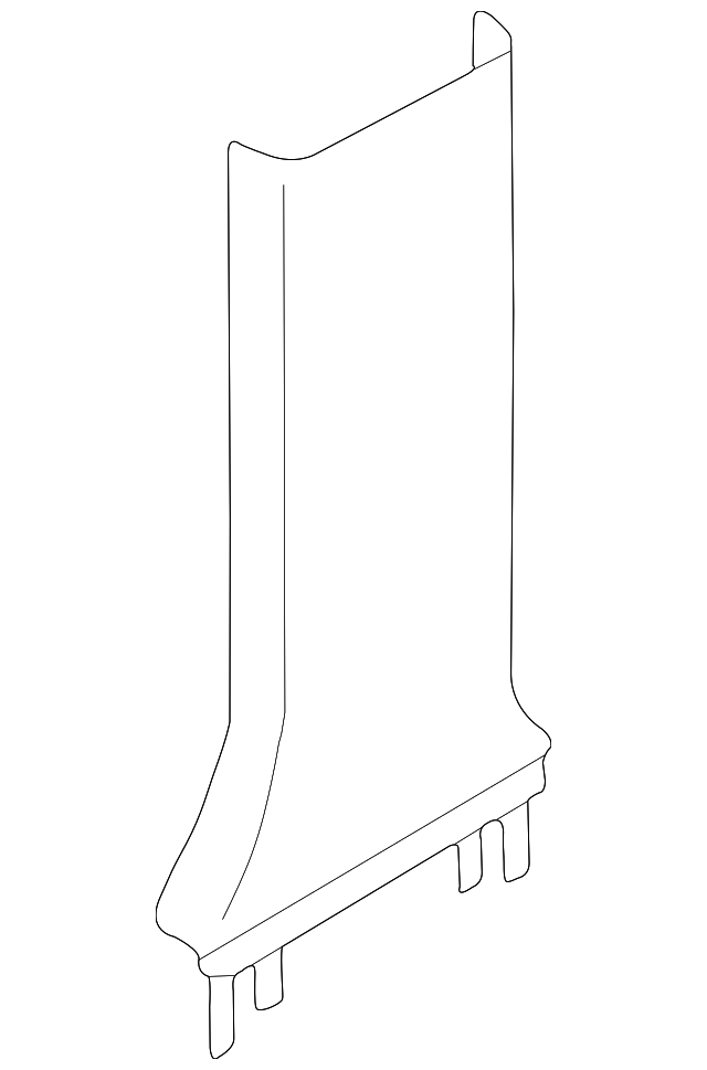 Center Pillar Trim 3B0-867-298-U71 - View 2