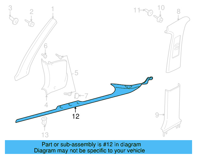 Scuff Plate 3B0-853-370-D-Q70 - View 11