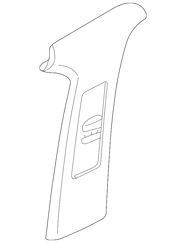 Center Pillar Trim 3B0-868-417-D-2PK - View 3