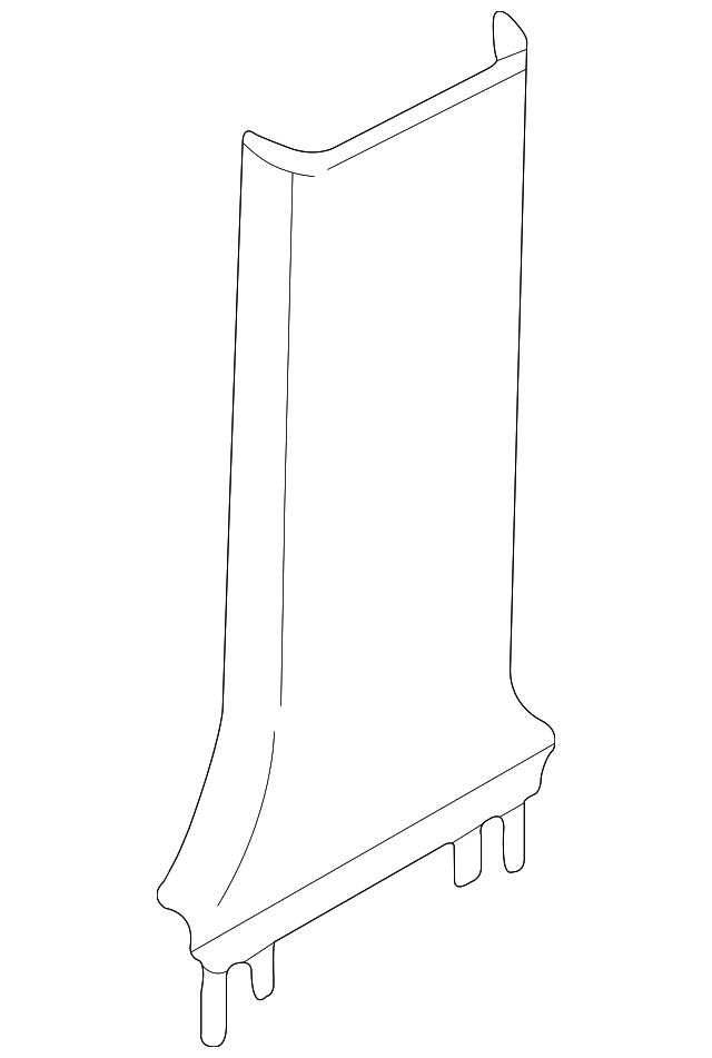 Center Pillar Trim 3B0-867-297-Q70 - View 3