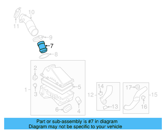 Mass Air Flow Sensor 07C-906-461 - View 12