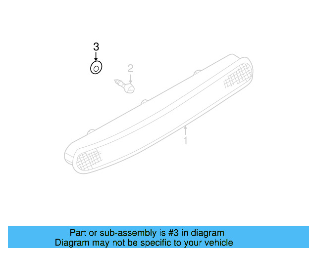 High Mount Lamp Washer N-011-522-21 - View 6
