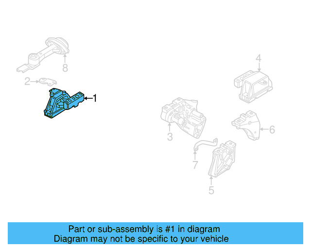 Mount 1J0-199-262-CL - View 10